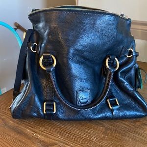 Dooney and Burke black satchel